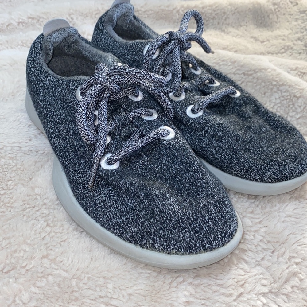 Allbirds grey wool runners